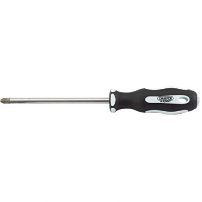 Image of Draper Cross Slot Soft Grip Screwdriver, No.3 x 150mm