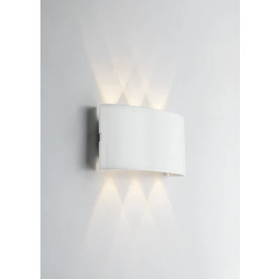 Image of Beetle Bco Outdoor Integrated LED Flush Wall Light, Antracite Goffrato, IP54, 4000K