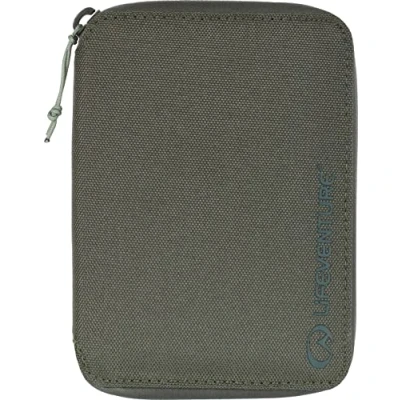 Image of Lifeventure RFiD Protected Mini Travel Wallet — Zip Bifold and Passport Holder for Travel, Eco Friendly, Recyclable Material (Olive)