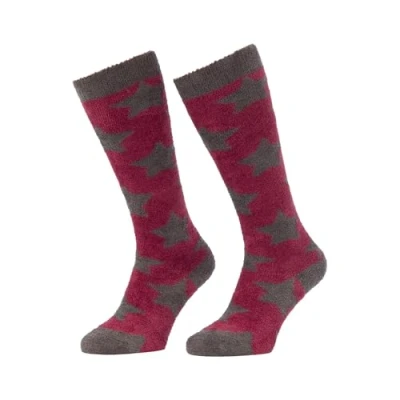 Image of LeMieux Sasha Star Childrens Fluffies Socks Ember