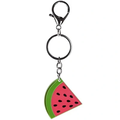 Image of Stands Out, Supplying Outstanding Gifts Watermelon Slice Summer Pretty Novelty Keyring Bag Tag Charm