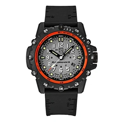 Image of Luminox Commando Frogman XS.3301 Mens Watch 46mm Military Dive in Black/Grey Date Function 200m Water Resistant Sapphire Glass