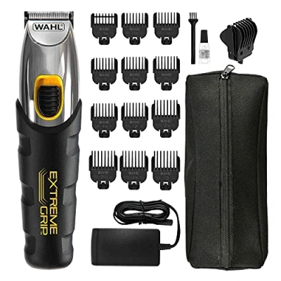 Image of Wahl Extreme Grip Beard and Stubble Trimmer,Gifts for Him, Men&#039;s Trimmer, Trimmers Men, Cordless Trimmers, Male Grooming Set, Care, Precision Cutting Blades