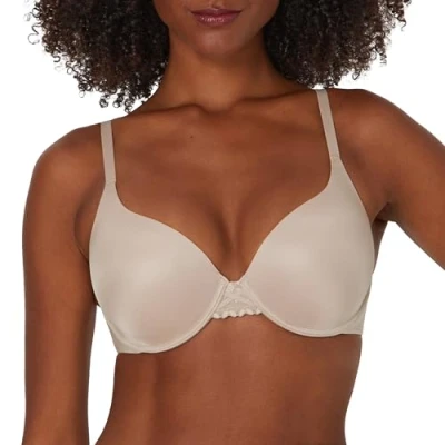 Image of Maidenform Women&#039;s Love The Lift Dreamwire Push Up Underwire Bra Dm0066, Opaque, Evening Blush, 34A