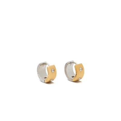 Image of Kate Spade New York Gold Mix Set In Stone Huggies