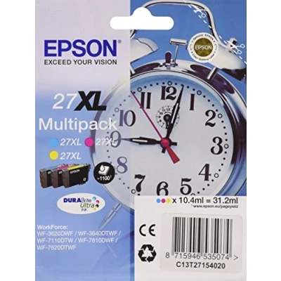 Image of Epson Alarm Clocks Ink Cartridge for WorkForce WF 7620DTWF Series Yellow/Magenta/Cyan