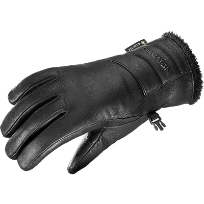 Image of Salomon Native Gore Tex Women&#039;s Gloves, Weather protection, Style, Easy to use, Deep Black, M