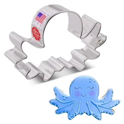 Image of Octopus Cookie Cutter, 4&quot; Made in USA by Ann Clark Cutters