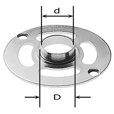 Image of Festool 486030 KR D17/OF 900 Copying Ring Metallic