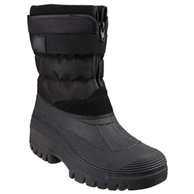 Image of Cotswold Chase WATERPROOF Mens Boots Black Fleece Size UK 9