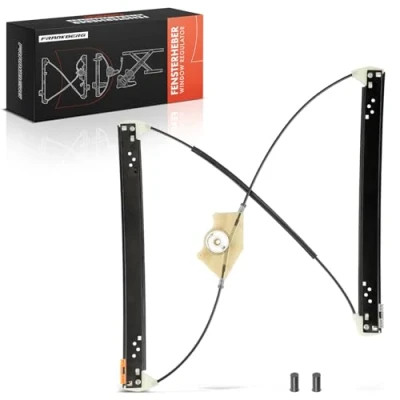 Image of Frankberg Electric Window Regulator Front Right Driver Side Without Motor Compatible with Cayenn.e 955 SUV 2002 2010 9PA Touare.g 7LA 7L6 7L7 Replace# 7L0837462