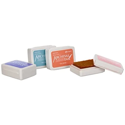 Image of Ranger Wendy Vecchi Mini Ink Pad Kit 3, Synthetic Material, Multi Colour, 20.3 x 8.3 1.8 cm