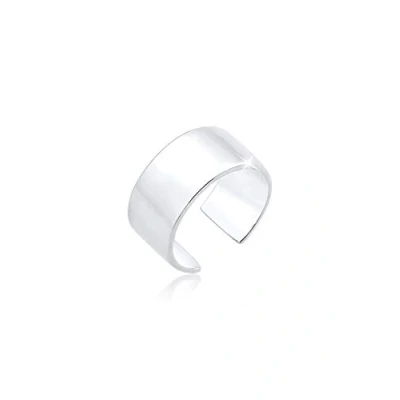 Image of Elli Women&#039;s Earring Ear Cuff Basic Blogger Minimal Trend in 925 Sterling Silver