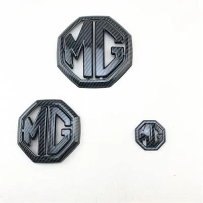 Image of Car Emblem Sticker, Body Badge Decal, Tuning Logo For MG 6 ZS,carbon fiber