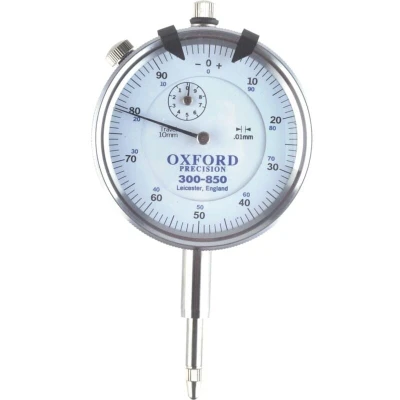 Image of Oxford Plunger Dial Gauge 10mm x 0.01mm 0 100