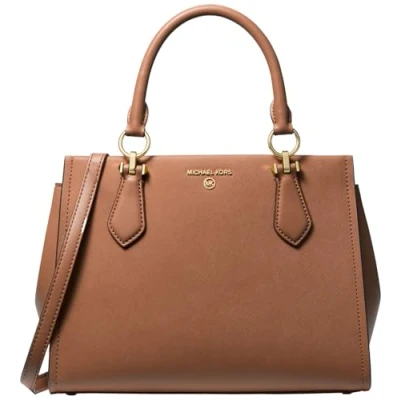 Image of Michael Kors Marilyn Satchel Handbag, Women&#039;s, Size: One Size, Brown