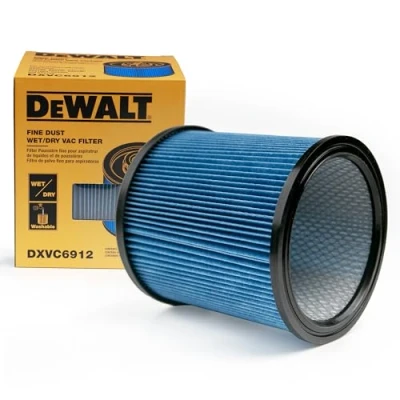 Image of DeWalt DXVC6912 High Efficiency Cartridge Filter, Fit For 6 16 Gallon Shop Vacuum, Compatible With DXV06P DXV09P DXV09PA DXV10P DXV10PL DXV10S DXV10SA DXV10SB DXV12P DXV14P DXV16P