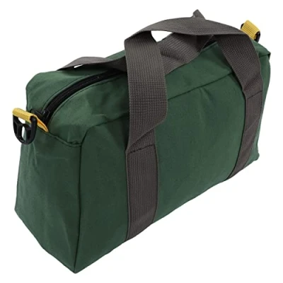 Image of Wide Mouth Tool Bag, Widely Used Portable Bag High Load Bearing Capacity Waterproof Extended Large Zipper for Wrench Carpentry (14in)