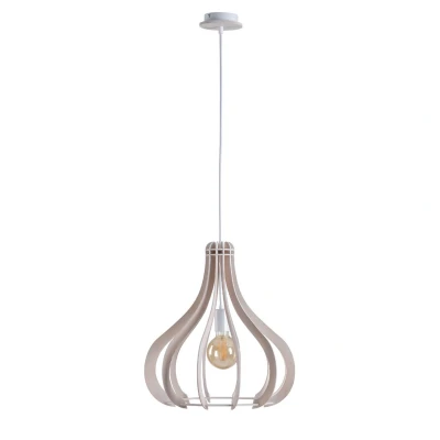 Image of Lavena Wire Frame Pendant Ceiling Light , 43.5cm, 1x E27
