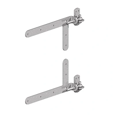 Image of Gatemate Braced Adjustable Hook &amp; Band Hinge 14&quot; / 350mm Galvanised