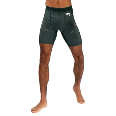 Image of Venum Mens Technical 3.0 Vale Tudo Shorts, Forest Green, XXL EU