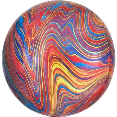 Image of Amscan 4139701 Orbz Marblez: Colourful