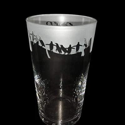 Image of Milford Collection Animo Glass Pint Beer Penguin