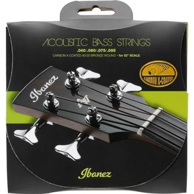 Image of IBANEZ Carbon Coated Strings for 32&quot; Scale Acoustic Bass 040 095 80/20 Bronze (IABS4XC32)