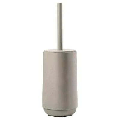 Image of ZONE DENMARK Time Bathroom Toilet Brush Diameter 10.5 cm Height 36 Concrete, ABS, 10,5 x