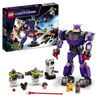 Image of LEGO │ Disney and Pixar’s Lightyear Zurg Battle 76831 Building Kit; Includes Villain Mech Toy; For Fans Aged 7+ (261 Pieces)