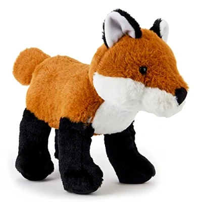 Image of Zappi Co Children&#039;s Realistic Lifelike Large Plush Toy Soft &amp; Cuddly Stuffed Animal for Boys and Kids (33cm Length) (Fox)