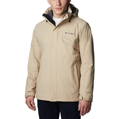 Image of Columbia Men&#039;s Bugaboo Fleece Interchange Jacket, 3 In 1 Winter Coat, Ancient Fossil, Size XXL