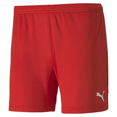 Image of Puma Teamgoal Sports shorts, Women&#039;s, Size: Small, Red