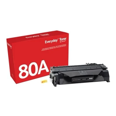 Image of Everyday by Xerox Mono Toner compatible with HP 80A (CF280A), Standard Capacity , Black