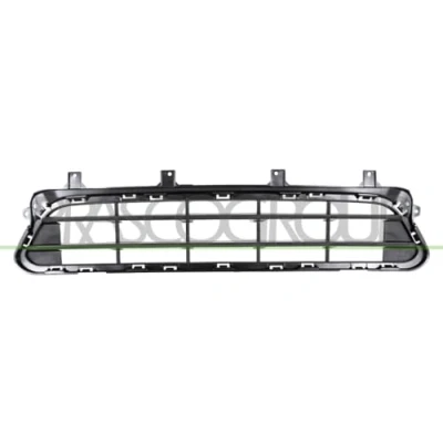 Image of 51119477040 Bumper Grill PRASCO MN7062100 with sensor holder hole(s) for parking distance control Front Grained