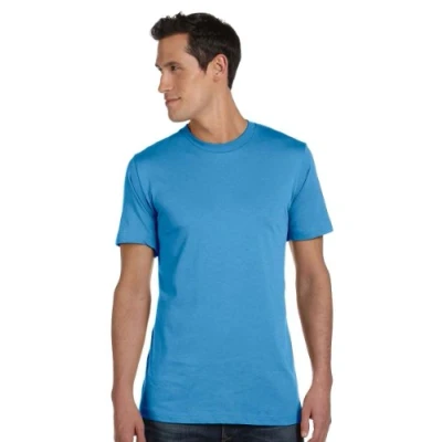 Image of Bella+Canvas Unisex Jersey Crew Neck T Shirt Aqua L