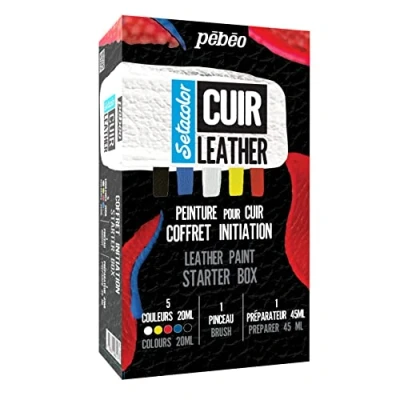 Image of PEBEO Setacolor Leather Set, Acrylic, See Description, 7 Products