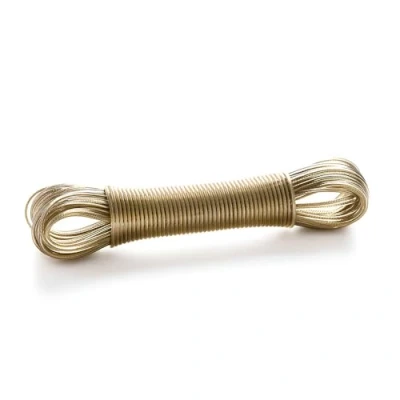 Image of Washing Line Rope with Steel Core 20m Heavy Duty Clothes Strong Perfect for Indoor &amp; Outdoor Camping Garden Rot, Mould Weather Resistant