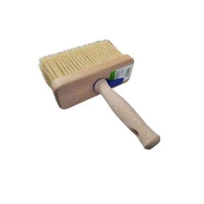Image of Solid® 170mm/2.75Inch x 60mm/2.5Inch 70mm Bristle/2.75Inch Fence &amp; Decking Paint Brush Wood for Masonry, Floor, Wall and Outdoor Painting, No Bristle Loss Wooden Handle