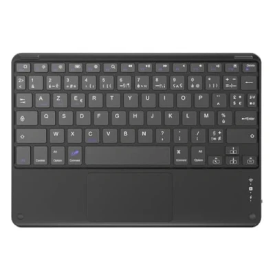 Image of Blackview Wireless Keyboard (AZERTY, Bluetooth, Compatible with Windows, iOS and Android) Black