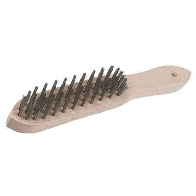 Image of Silverline Heavy Duty Wire Brush 4 Row
