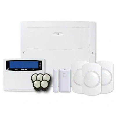 Image of Texecom Kit 1001 Ricochet Premier Elite 64W Wireless Alarm with Capture PIR White