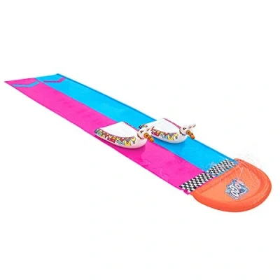 Image of Bestway 52320 H2OGO 2 Water Slide with Inflatable Llama Floats 487 cm, Colour, Lama