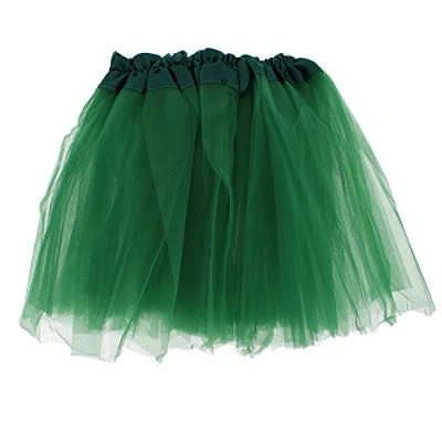 Image of Zac&#039;s Alter Ego Lady Girls Women Forest Green Tutu Skirt Fancy Dress Party Hen Fairy Princess Halloween