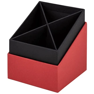 Image of Rössler SOHO Desk Top Pencil Tidy Red