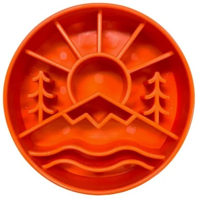 Image of SodaPup Great Outdoors Enrichment Bowl Durable Slow Feeder Made in USA from Non Toxic, Pet Safe, Food Safe Material for Mental Stimulation, Slowing Down Eating, Healthy Digestion, &amp; More