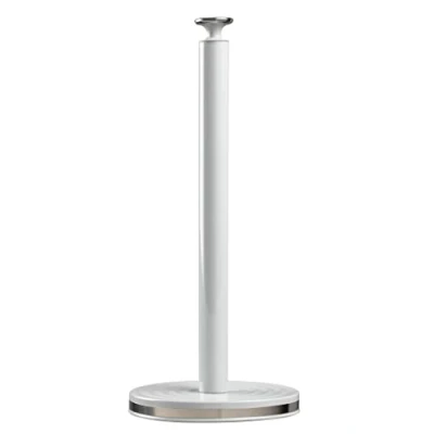 Image of Daewoo Sienna Collection Paper Towel Holder, Free Standing Kitchen Roll Holder With Sturdy Base, Grey