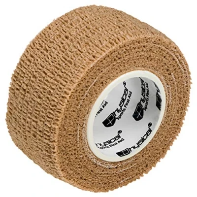 Image of Cohesive Bandage, Tan/Beige (2.5cm x 4.5m Single Roll)