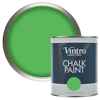 Image of Vintro Chalk Paint Furniture Shabby Chic Upcycle Decorate Ultra Matt Finish 1 Litre (Rainforest)