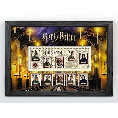 Image of Harry Potter Framed Hogwarts Souvenir Sheet from Royal Mail, N3155